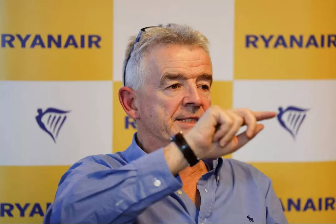 Ryanair boss warns air fares could rise by up to 20% in 2027