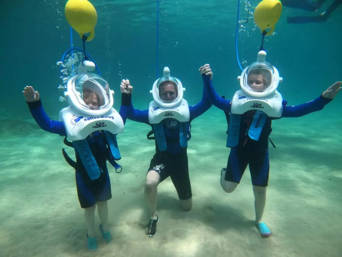 Sea Floor Walk / Dive !!! Costa Teguise, Puerto del Carmen ONLY !!! LANZAROTE
