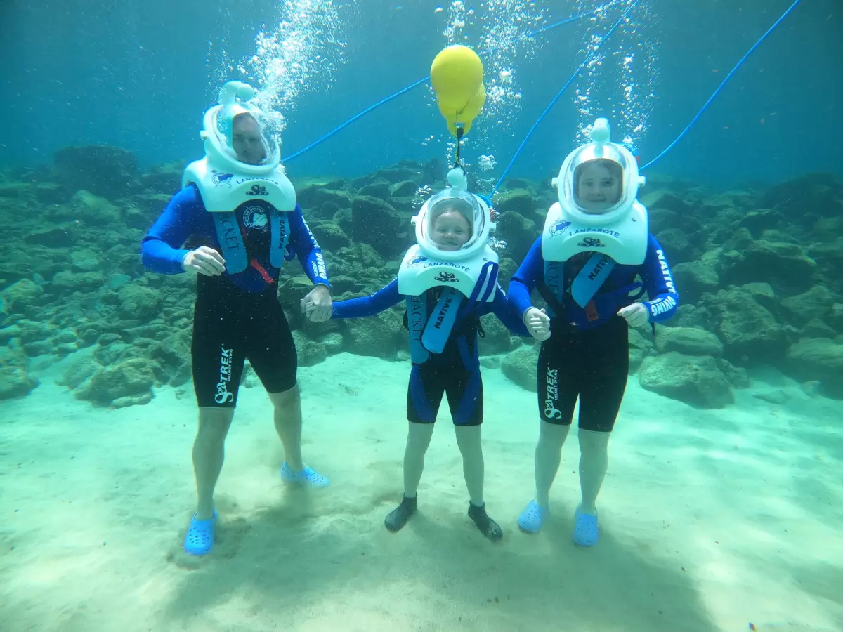 Sea Floor Walk / Dive !!! Costa Teguise, Puerto del Carmen ONLY !!! LANZAROTE