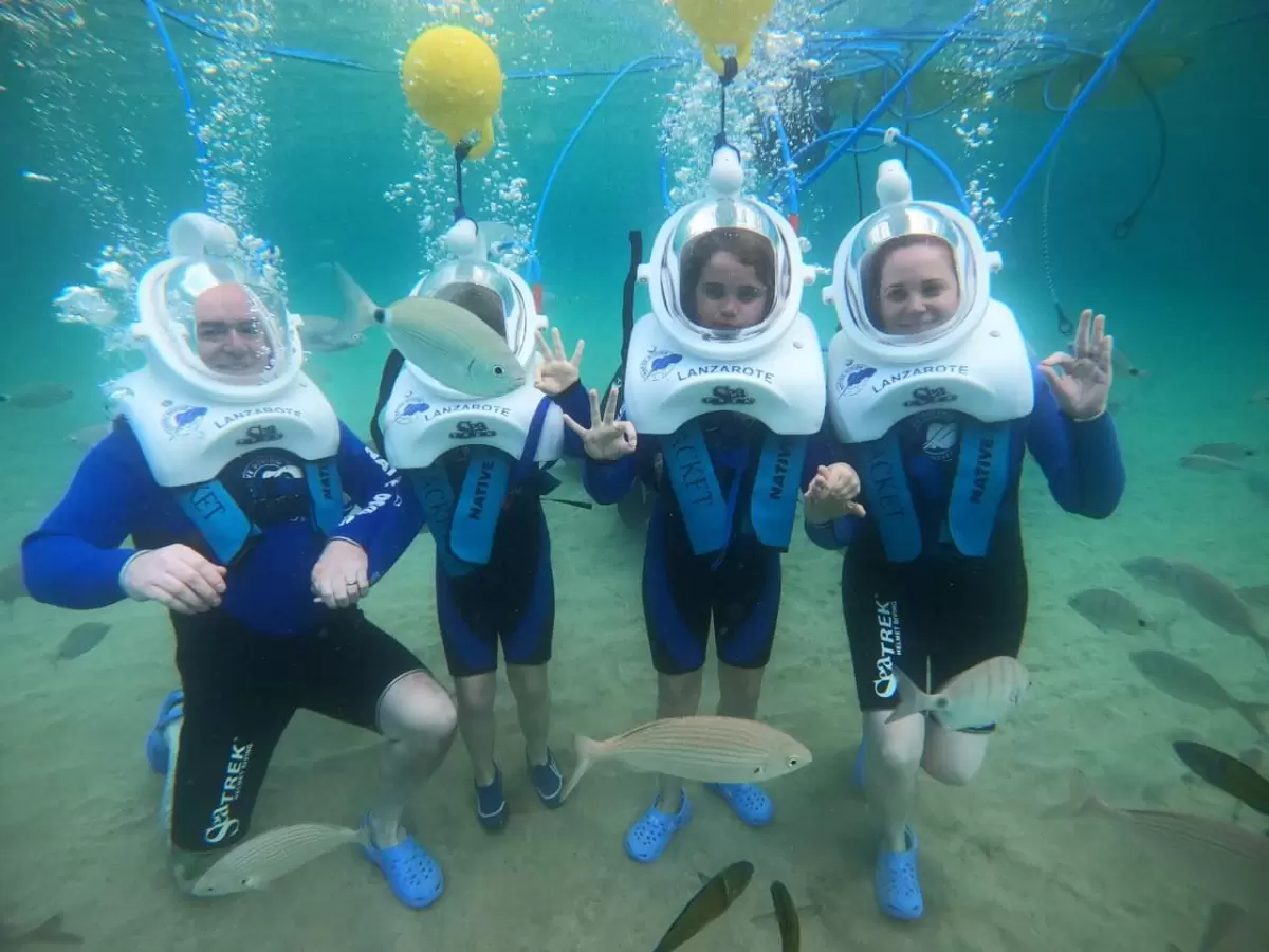Sea Floor Walk / Dive !!! Costa Teguise, Puerto del Carmen ONLY !!! LANZAROTE