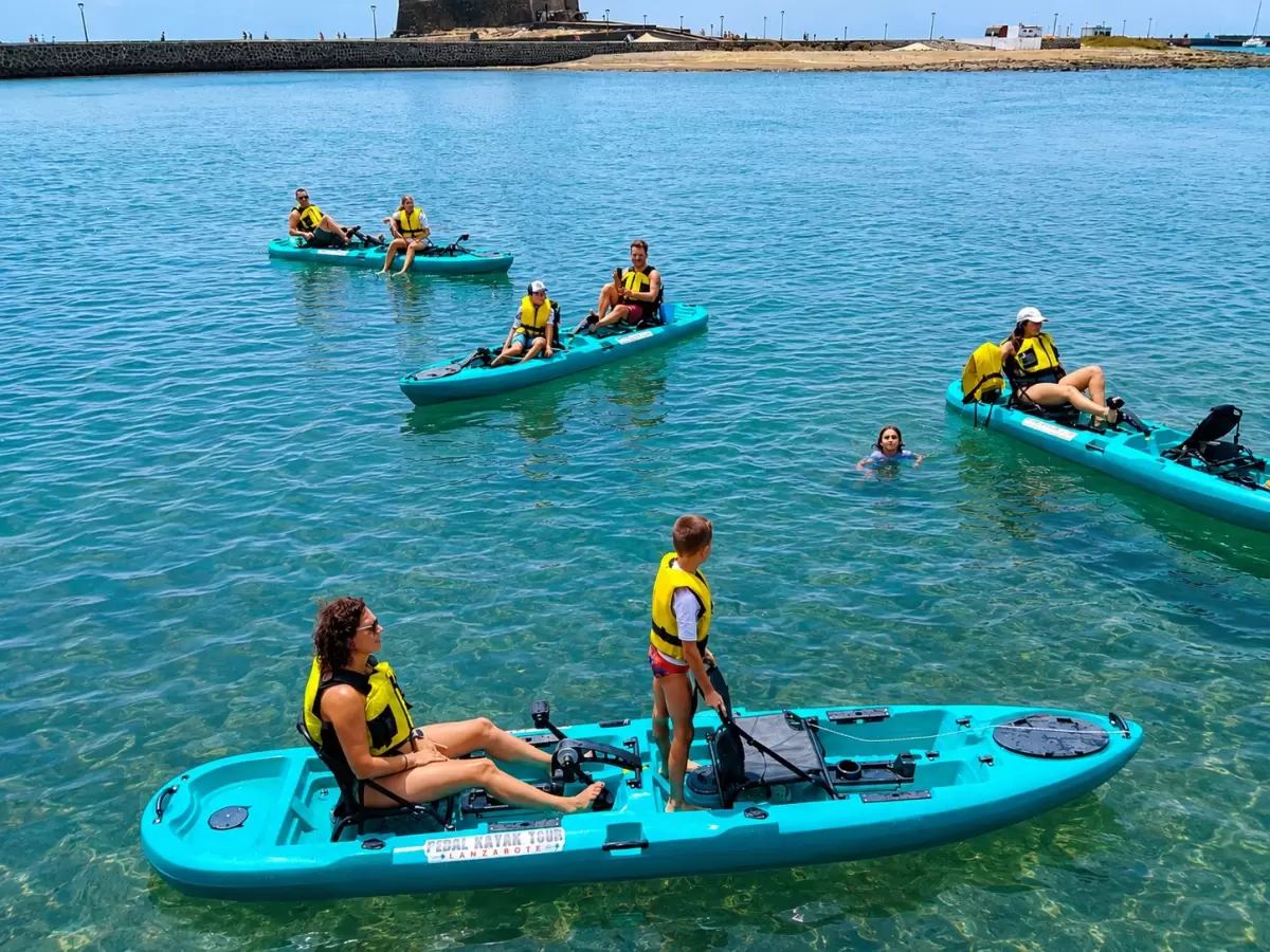 Pedal Kayak Adventure (Arrecife)  (NO PICKUP / NO TRANSFERS)