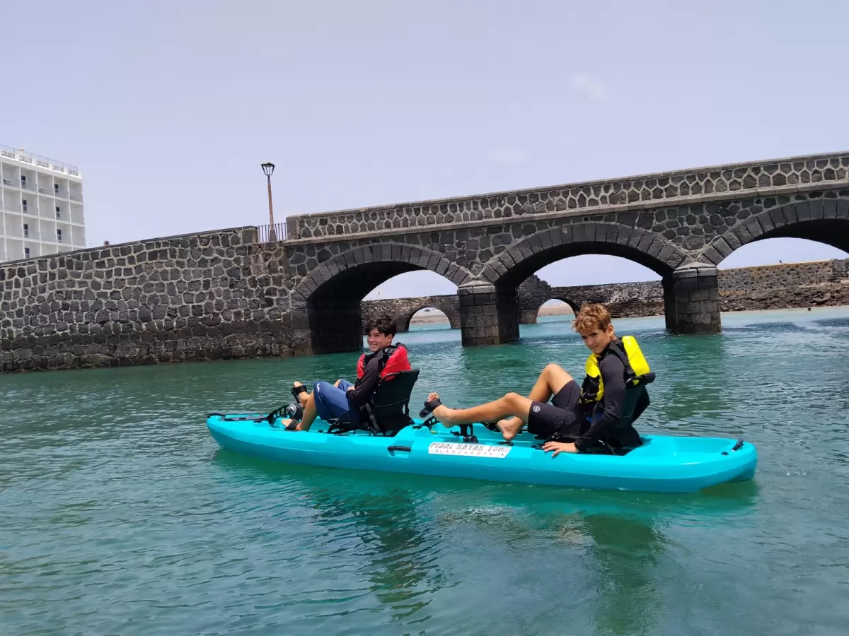 Pedal Kayak Adventure (Arrecife)  (NO PICKUP / NO TRANSFERS)
