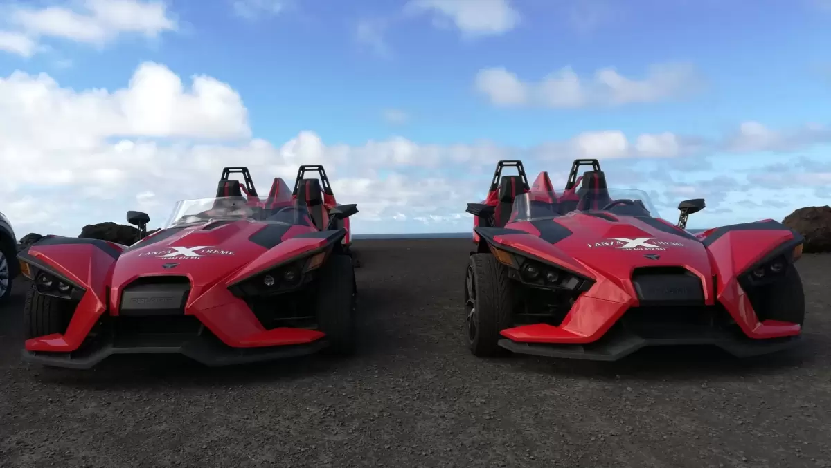 Polaris SlingShot XTREME Bike Tours Lanzarote