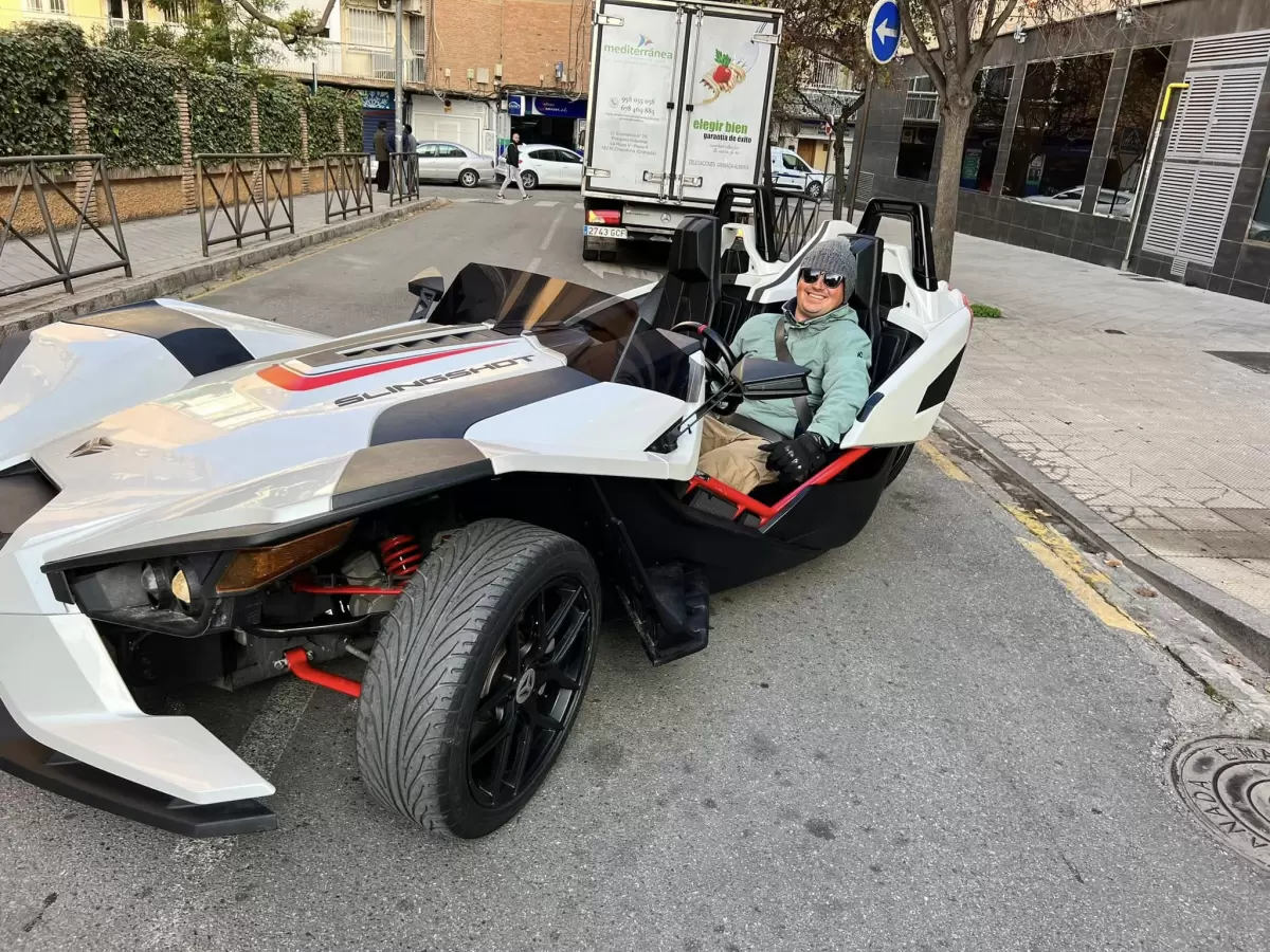 Polaris SlingShot XTREME Bike Tours Lanzarote
