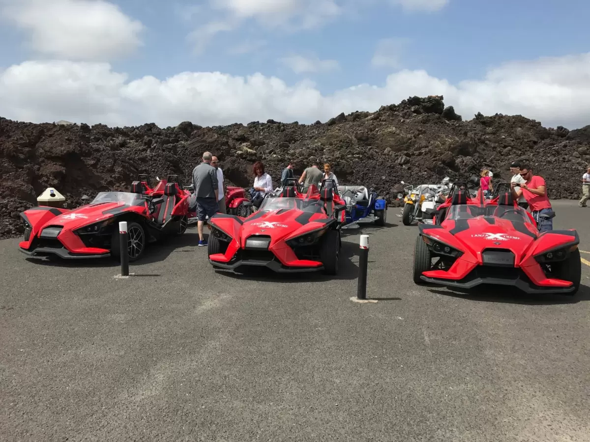 Polaris SlingShot XTREME Bike Tours Lanzarote