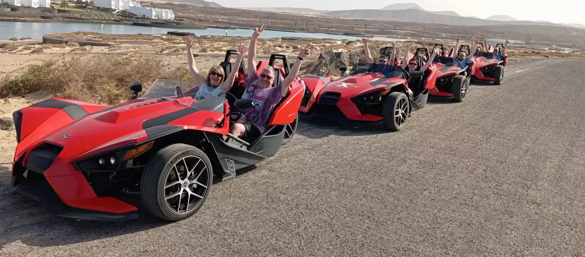 Polaris SlingShot XTREME Bike Tours Lanzarote