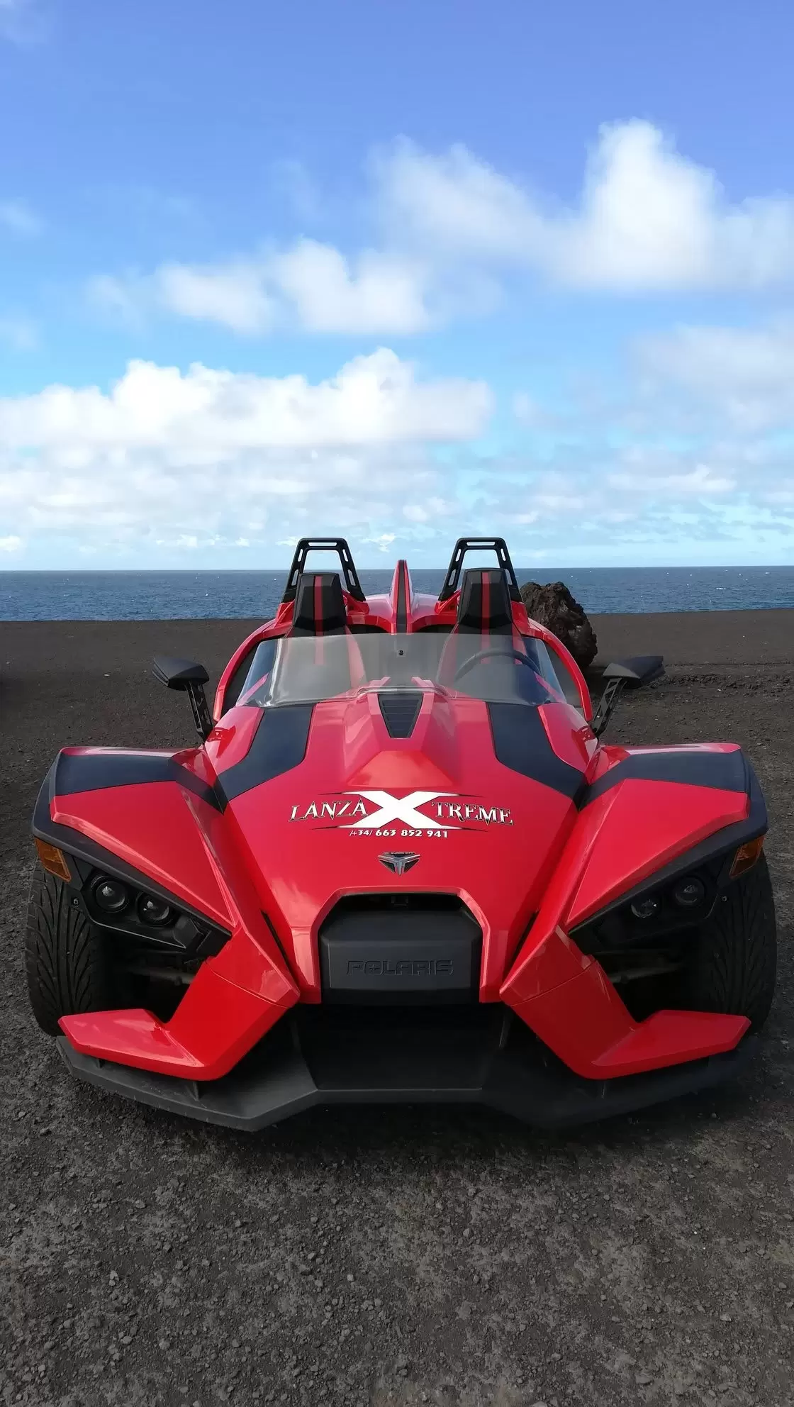 Polaris SlingShot XTREME Bike Tours Lanzarote