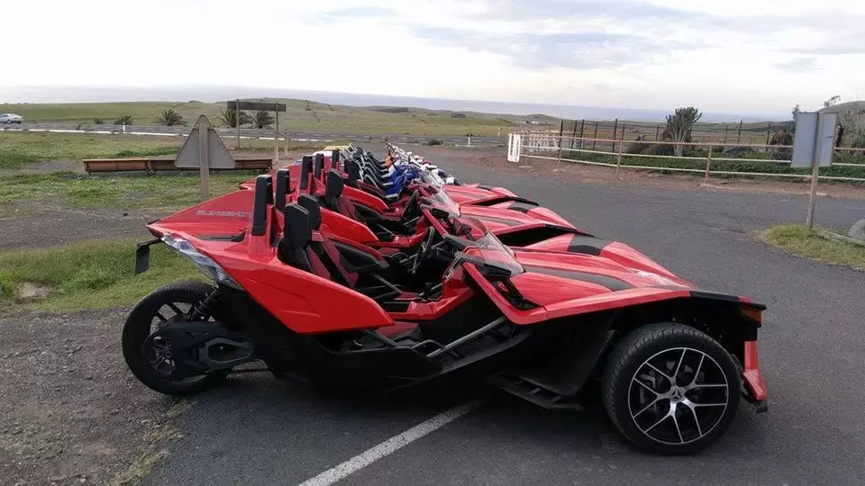 Polaris SlingShot XTREME Bike Tours Lanzarote