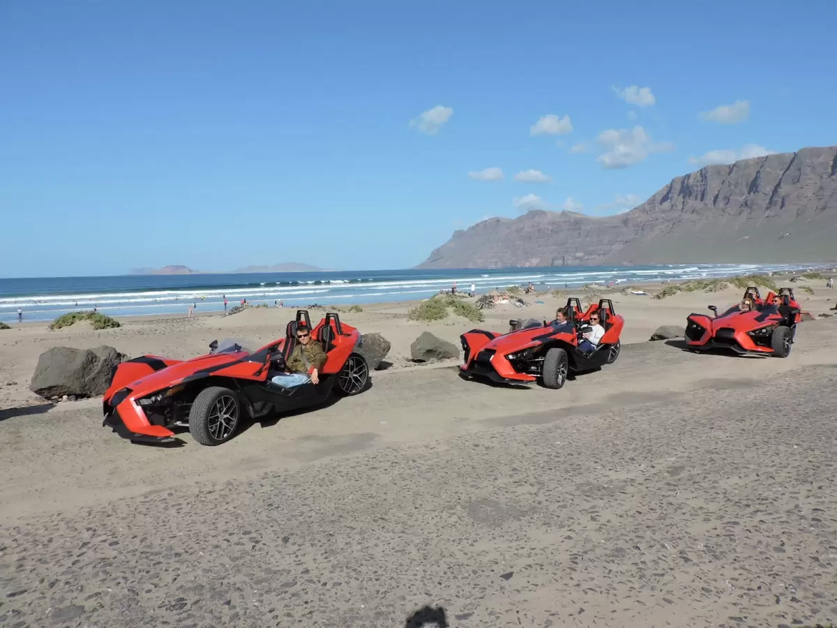 Polaris SlingShot XTREME Bike Tours Lanzarote