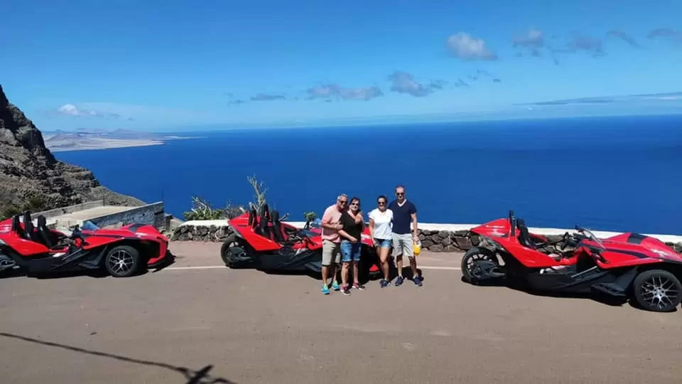 Polaris SlingShot XTREME Bike Tours Lanzarote
